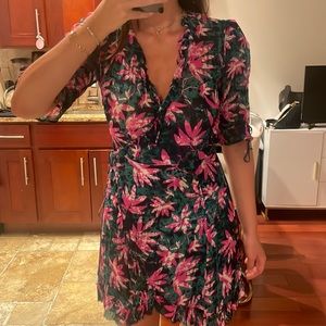 The kooples Hawaiian printed dress size S